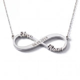 Infinite Love Necklace with Engraving