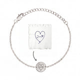 Personalised bracelet with your own handwriting/drawing