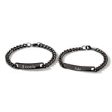 Partner bracelets with engraving