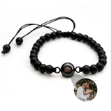 Personalised photo bracelet with your photo - Pearls