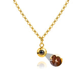 Personalised photo necklace - Rolo chain