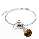 Personalised photo bracelet with your photo - Birthstone