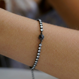 Personalised Photo Bracelet with your Photo - Tennis Zirconia