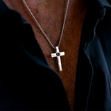 Personalised photo necklace - Cross