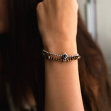 Personalised photo bracelet with your photo - Crystal