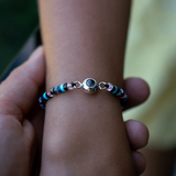 Personalised photo bracelet with your photo - Heishi Gemstone