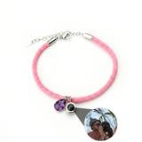 Photo Bracelet with Your Own Photo - Essence Birthstone