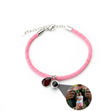 Photo Bracelet with Your Own Photo - Essence Birthstone