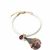 Photo Bracelet with Your Own Photo - Essence Birthstone