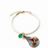 Photo Bracelet with Your Own Photo - Essence Birthstone