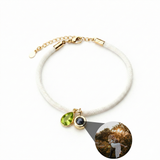 Photo Bracelet with Your Own Photo - Essence Birthstone