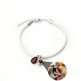 Photo Bracelet with Your Own Photo - Essence Birthstone