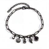 Personalised Charm Bracelet - Paperclip