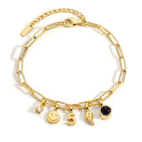 Personalised Charm Bracelet - Paperclip