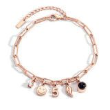 Personalised Charm Bracelet - Paperclip