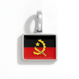 Charm - Flag Rectangular – Silver