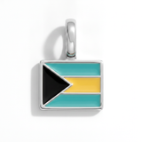 Charm - Flag Rectangular – Silver