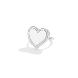 Locket Ring with Photo - Heart