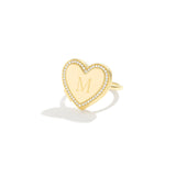 Locket Ring with Photo - Heart