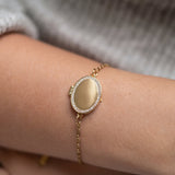 Locket Bracelet with Photo - Oval