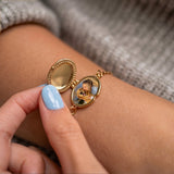 Locket Bracelet with Photo - Oval