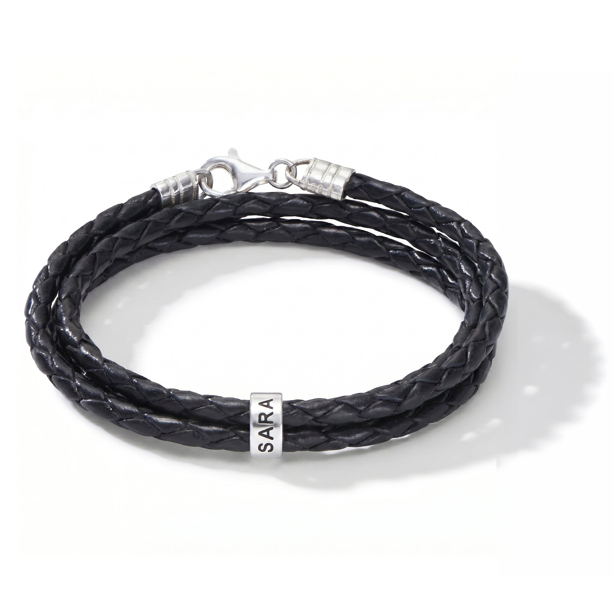 Leather Bracelet with Engraving