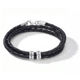 Leather Bracelet with Engraving