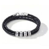 Leather Bracelet with Engraving
