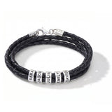 Leather Bracelet with Engraving