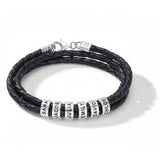 Leather Bracelet with Engraving