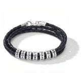 Leather Bracelet with Engraving