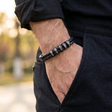 Leather Bracelet with Engraving