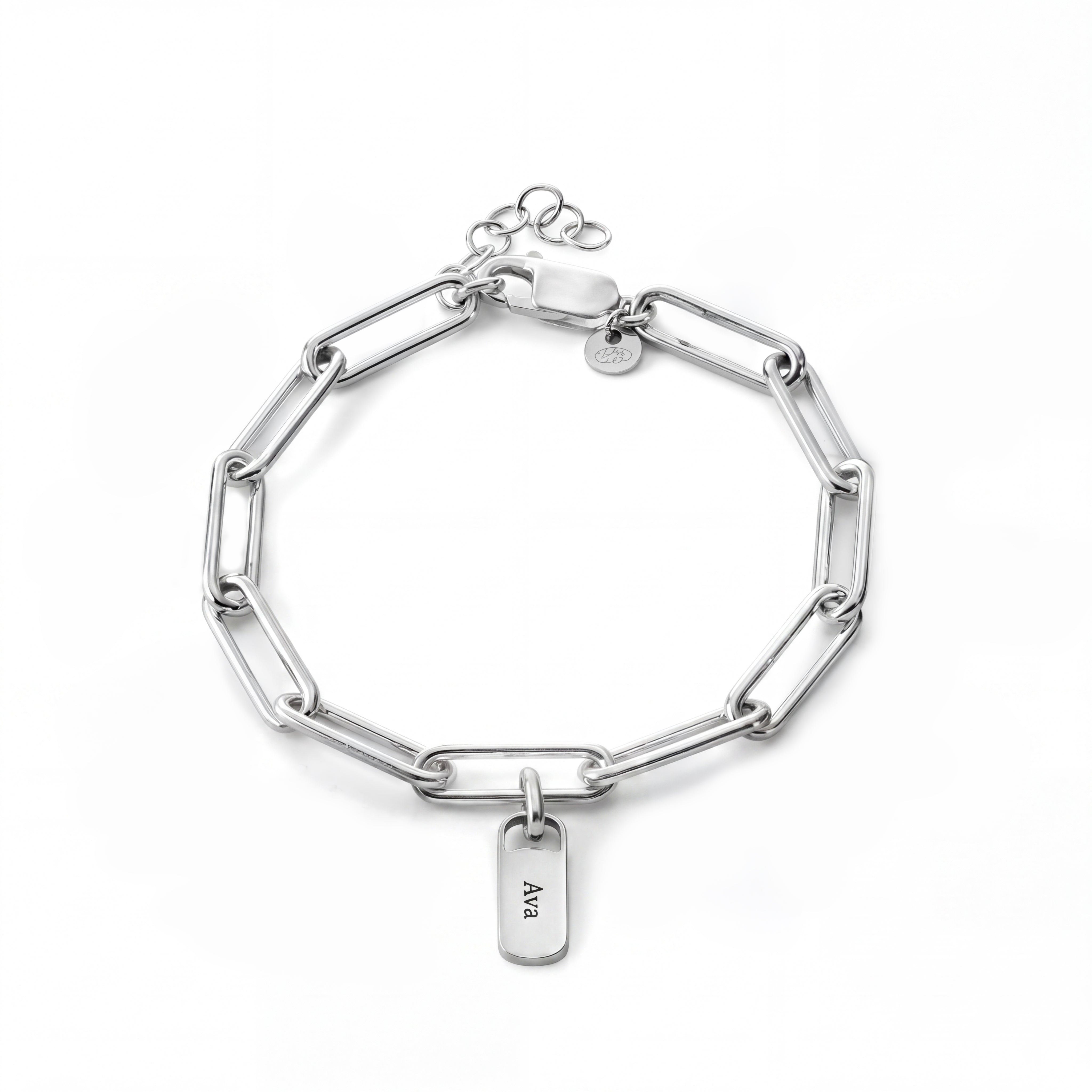 Personalised Bracelet with Engraved Tags