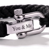 Braided Bracelet with Engraving