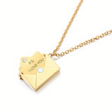 Custom necklace with secret message