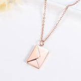 Custom necklace with secret message